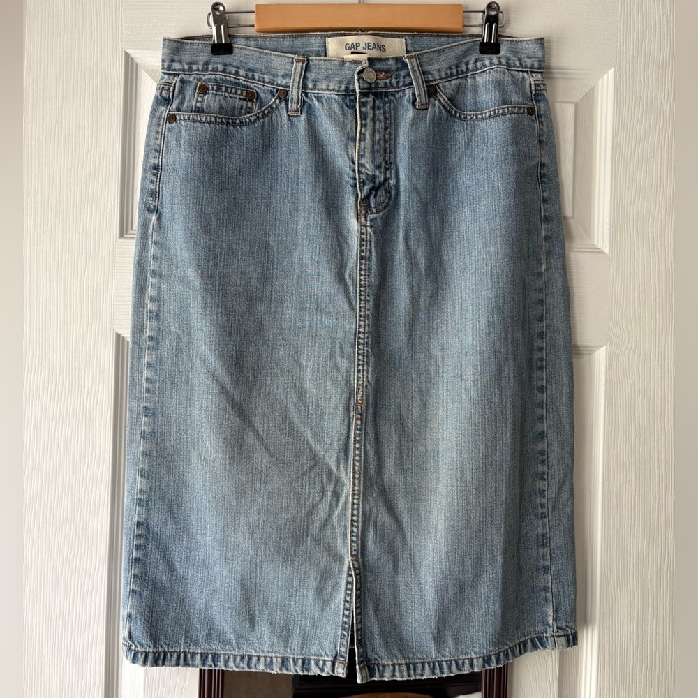 Gap Women's Light Blue Jean skirt